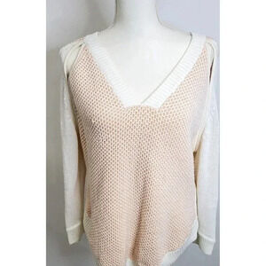 Phillip‎ lim 3.1 Sweater Peach and Beige long sleeve size Medium